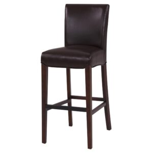 Milton Bonded Leather Bar Stool From New Pacific Direct