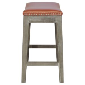 Elmo Bonded Leather Counter Stool From New Pacific Direct