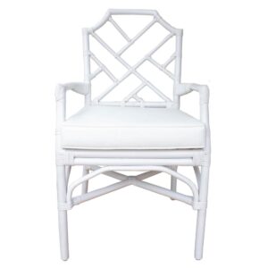 Kara Rattan Arm Chair From New Pacific Direct