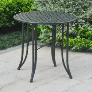 Mandalay Iron Patio Bistro Table From International Caravan