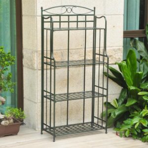 Santa Fe Nailhead 4-Tier Bakers Rack From International Caravan