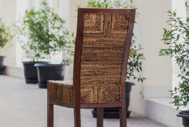 Dallas Abaca Weave Dining Chair From International Caravan