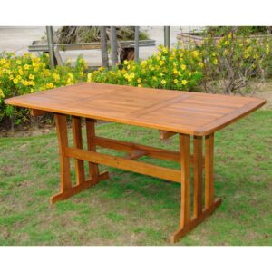 Acacia Rectangular Dining Table From International Caravan