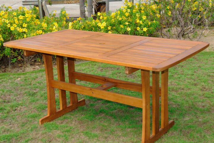 Acacia Rectangular Dining Table From International Caravan