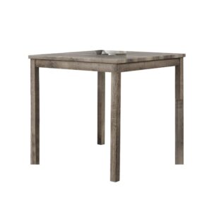 Vitaliya 36" Antique Natural Oak Square Counter Height Table From Best Master Furniture