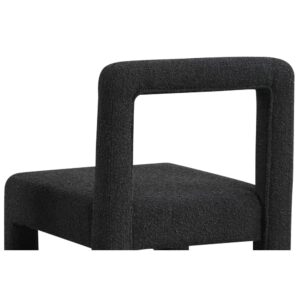 Falconer Black Fabric Dining Chairs