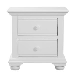 Cottage Traditions 2-Drawer Nightstand - White Cottage From American Woodcrafters