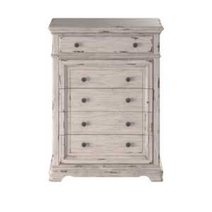 Providence 5-Drawer Chest - Antique White From American Woodcrafters