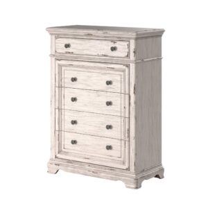 Providence 5-Drawer Chest - Antique White From American Woodcrafters