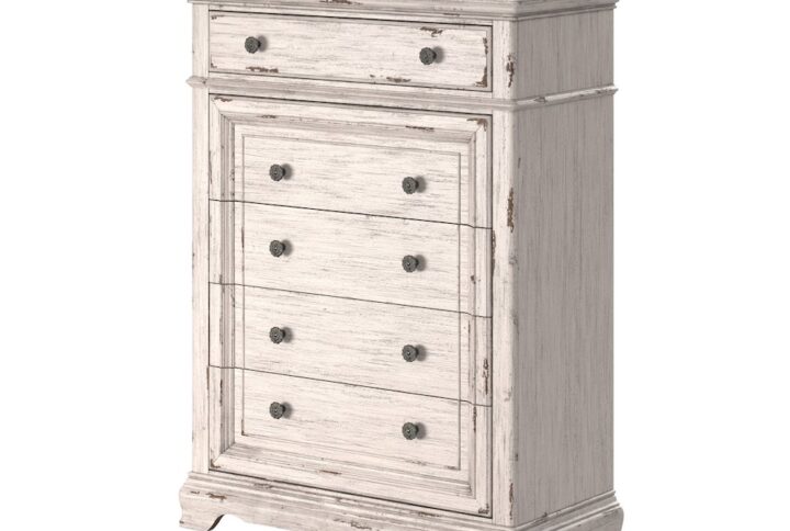 Providence 5-Drawer Chest - Antique White From American Woodcrafters