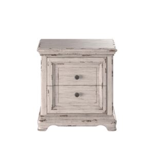 Providence 2-Drawer Nightstand - Antique White From American Woodcrafters