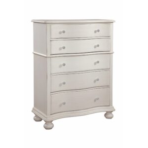 Rodanthe 5-Drawer Chest - Dove White From American Woodcrafters