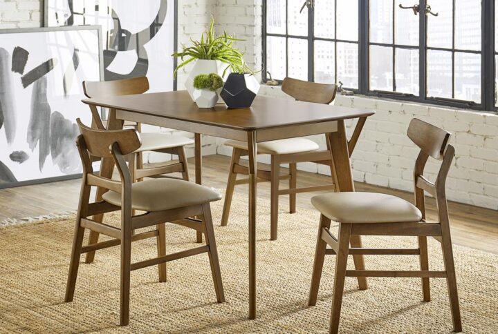 Dining Table w/ 4 Chairs From Progressive Furniture