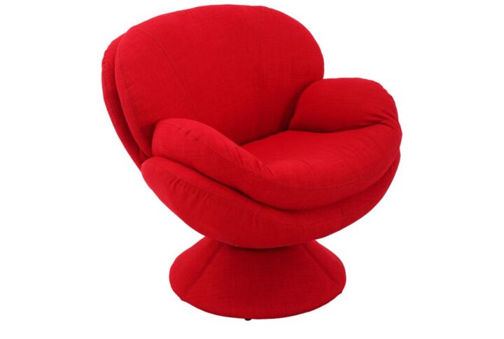 Relax-R™ Port Leisure Accent Chair in Red Fabric From Progressive Furniture