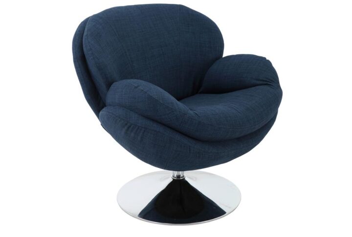 Relax-R™ Strand Leisure Accent Chair in Denim Fabric From Progressive Furniture