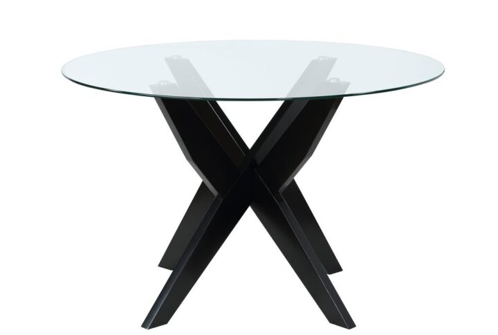 Amalie Round Dining Table - Black From Steve Silver