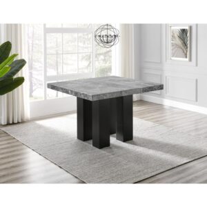 Camila Gray Square Marble Counter Height Table From Steve Silver