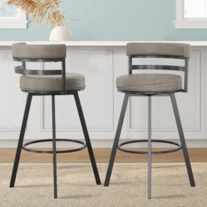 Gene Swivel Bar Stool From Steve Silver