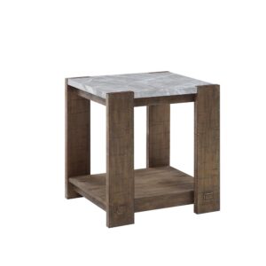 Libby Sintered Stone End Table From Steve Silver