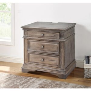 Highland Park Nightstand - Driftwood From Steve Silver