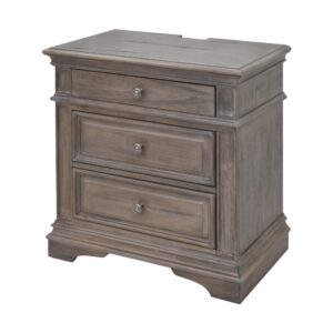 Highland Park Nightstand - Driftwood From Steve Silver