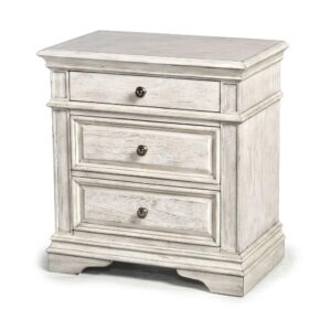 Highland Park Nightstand - Rustic Ivory From Steve Silver