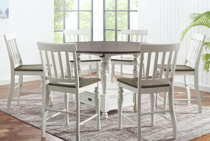 Joanna 7pc Counter Height Dining Set From Steve Silver