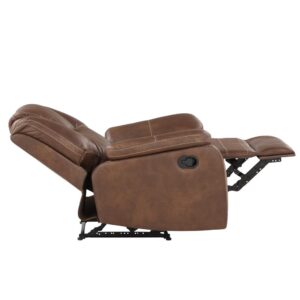 Katrine Manual Recliner - Brown From Steve Silver