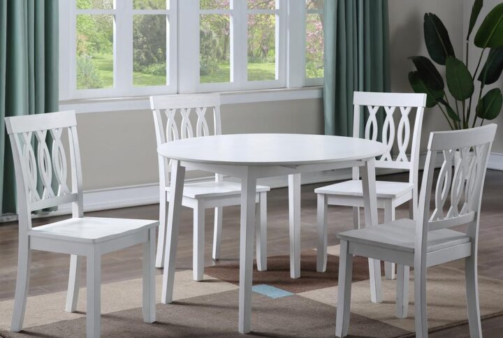 Naples 5-Piece Drop-Leaf Dining Set From Steve Silver