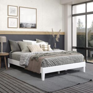 Nix Queen Platform Bed White From Steve Silver