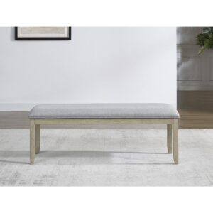 Carena Backless Dining Bench Gray From Steve Silver