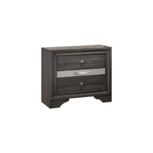 David Night Stand in Gray From Best Quality Furniture