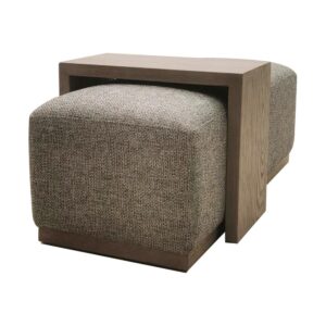 Bench/Cocktail Ottoman With Table From Chapel Hill