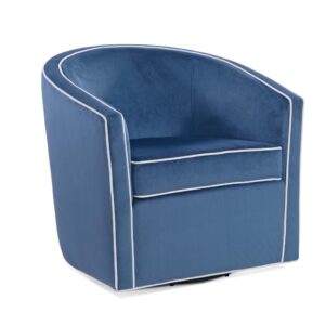 Keely Blue Swivel Chair From Comfort Pointe