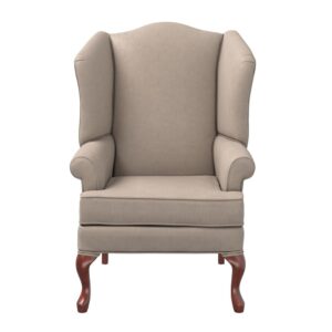 Erin Beige Wing Back Chair From Comfort Pointe