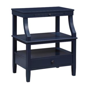 Newton Midnight Blue Storage Nightstand From Comfort Pointe