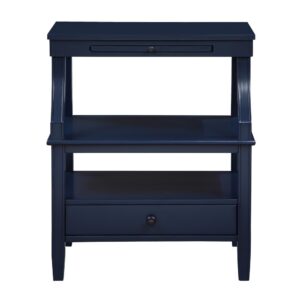 Newton Midnight Blue Storage Nightstand From Comfort Pointe