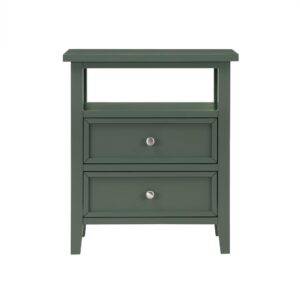 Walker Vintage Green 2 Drawer Nightstand From Comfort Pointe