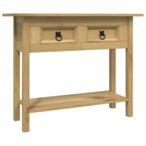 vidaXL Console Table Mexican Pine Corona Range 35.4"x13.6"x28.7"