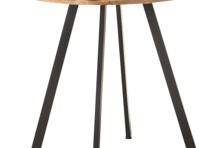 vidaXL Dining Table 31.5" Solid Acacia Wood