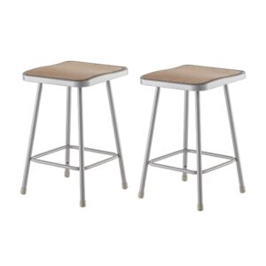 NPS® 24" Heavy Duty Square Seat Steel Stool