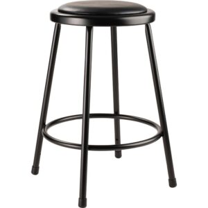 NPS® 24" Heavy Duty Vinyl Padded Steel Stool