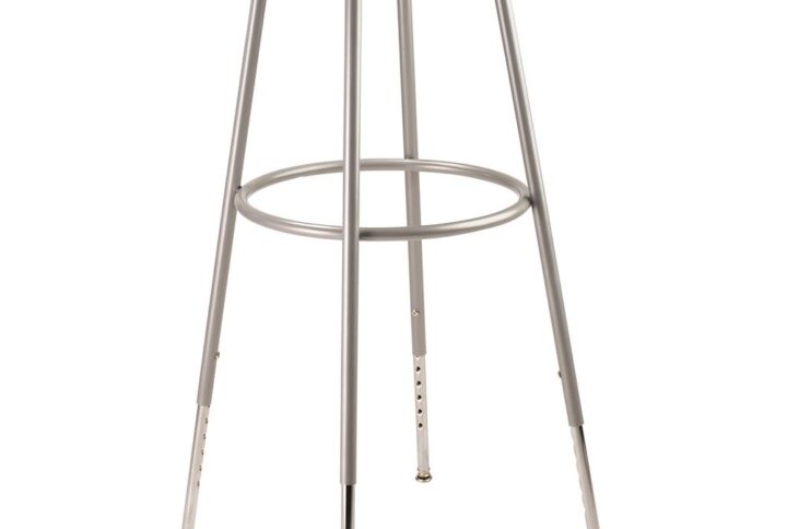 NPS® 32"-39" Height Adjustable Heavy Duty Vinyl Padded Steel Stool