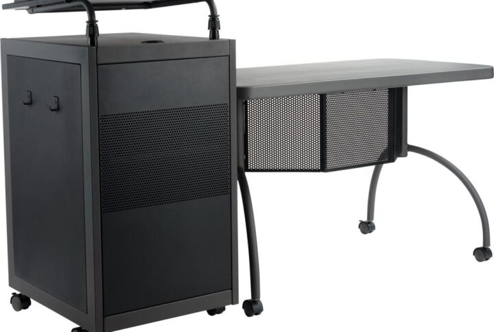 Oklahoma Sound® Teacher's WorkPod Desk and Lectern Kit From Oklahoma Sound