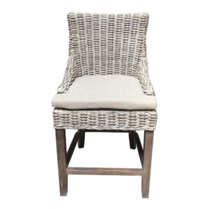 Alfresco Counter Stool Kuba Weave Savannah Wash From AFD