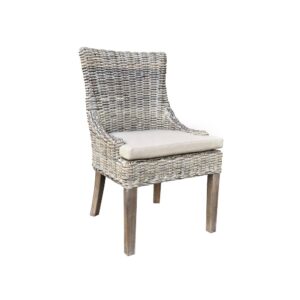 Alfresco Dining Chair Kuba Weave Savannah Wash From AFD