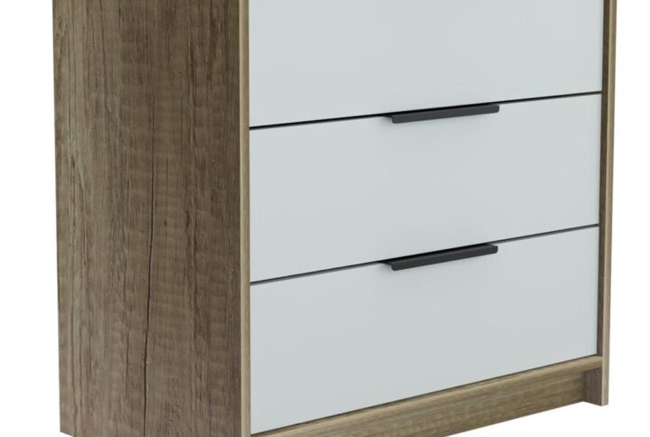 Egeo 3 Drawer Dresser White From Depot E-Shop