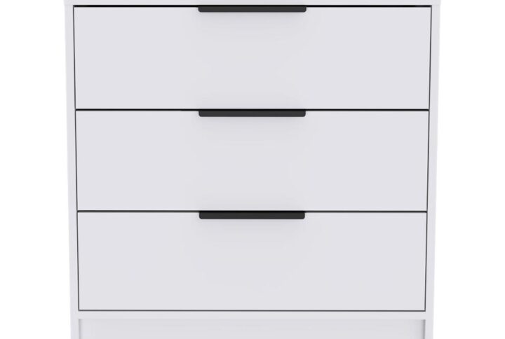 Egeo 3 Drawer Dresser White From Depot E-Shop