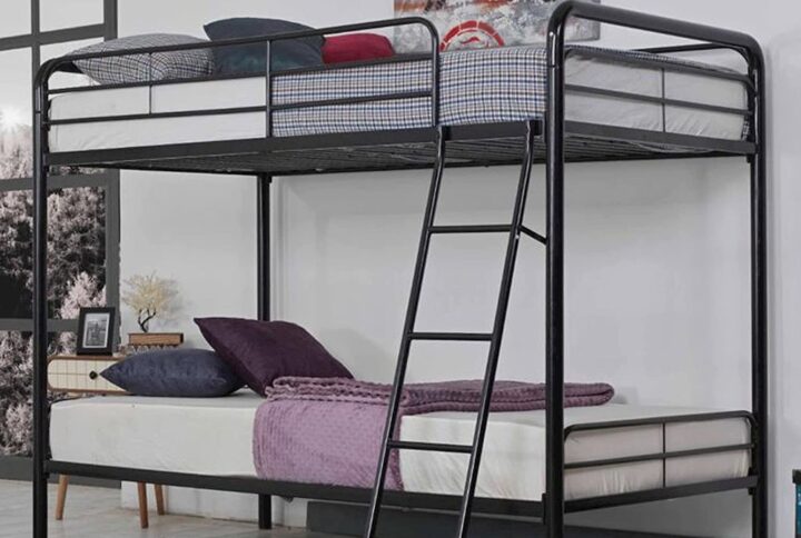 Better Home Products Twin over Twin Metal Bunk Bed From Better Home Products