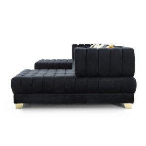 U-Shaped Double Chaise Sectional Sofa - 140" Large Couch with 6 Pillows From Better Home Products